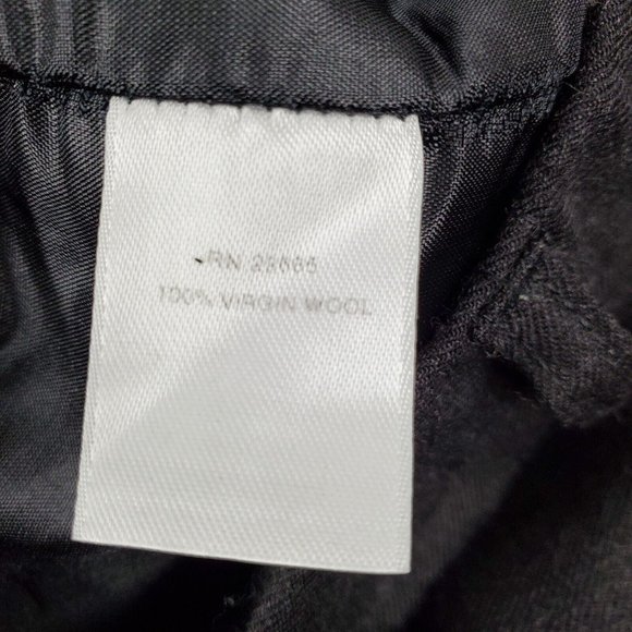 Pendleton Womens Virgin Wool Pants Flat Front Straight Leg Black Size 10 30x30 - Picture 7 of 7